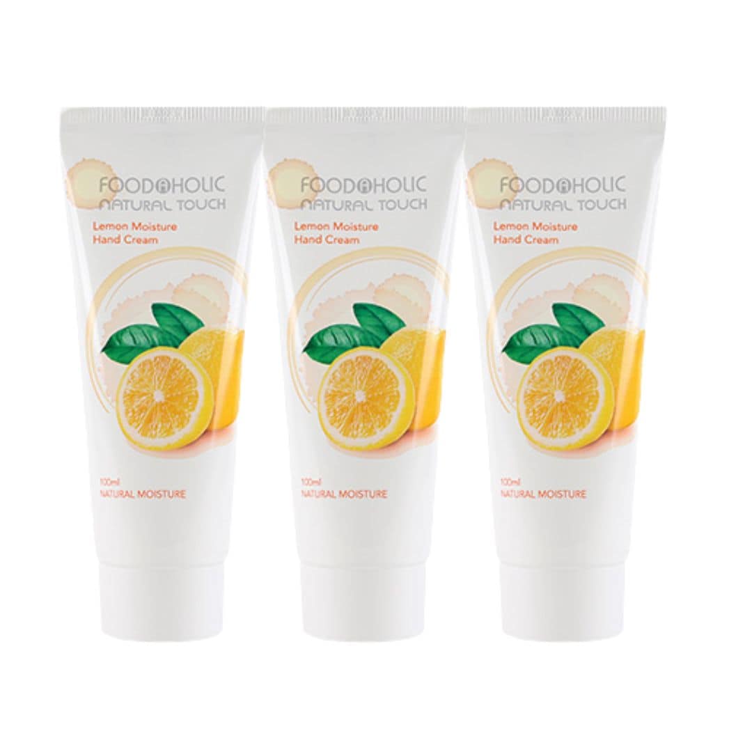 (3 Units) Foodaholic Natural Touch Lemon Moisture Hand Cream