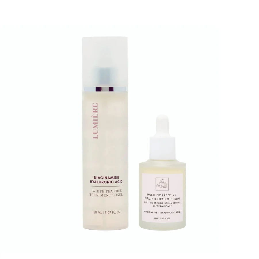La Verne Lumiere Hyaluronic Acid Toner & Serum Set - Miessential