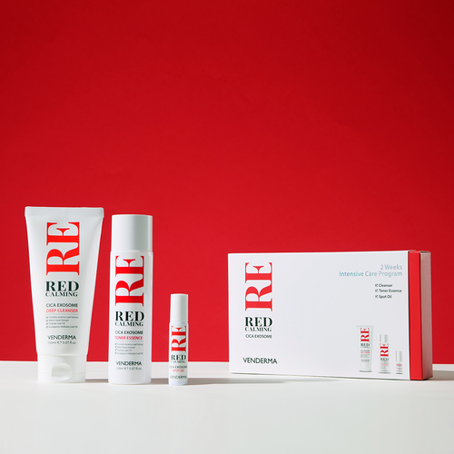 Red Calming Cica Exosome 2 Weeks Intensive Care Program Set