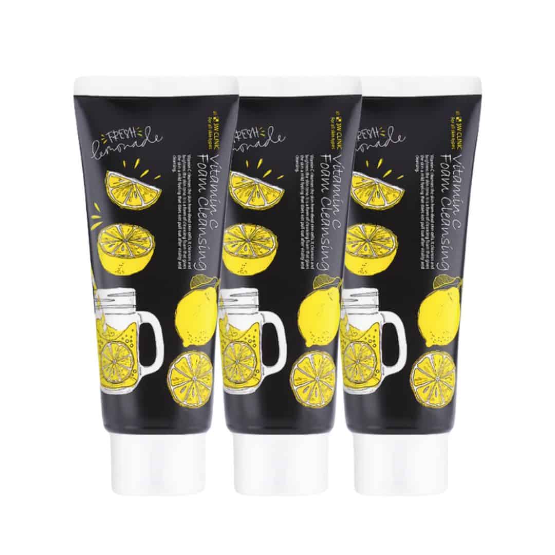 3W Clinic Vitamin C Foam Cleansing