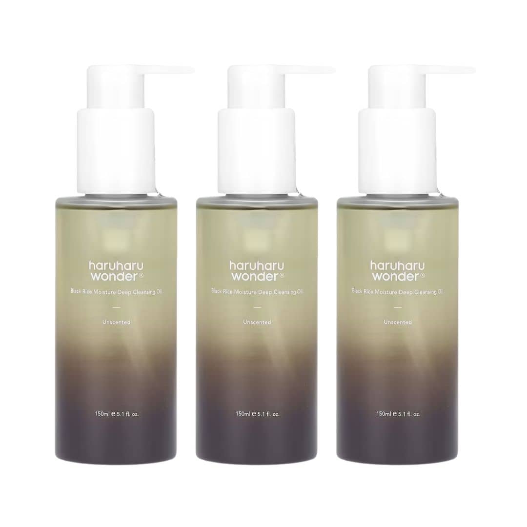 (3 Units) Haruharu Wonder Black Rice Deep Cleansing Oil