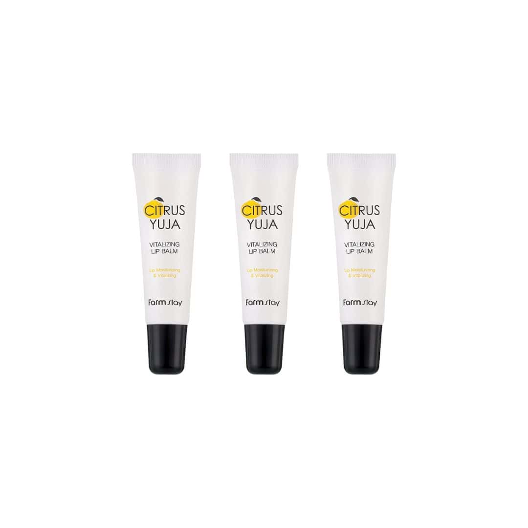 (Buy 2 Get 1 Free) Farmstay Citrus Yuja Vitalizing Lip Balm