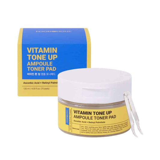 Foodaholic Vitamin Tone Up Ampoule Toner Pad