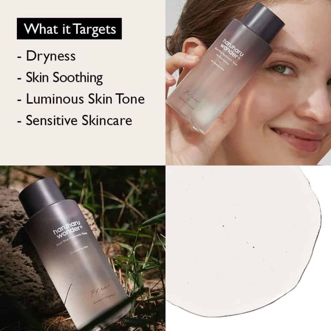 Haruharu Wonder Black Rice Hyaluronic Toner Fragrance Free