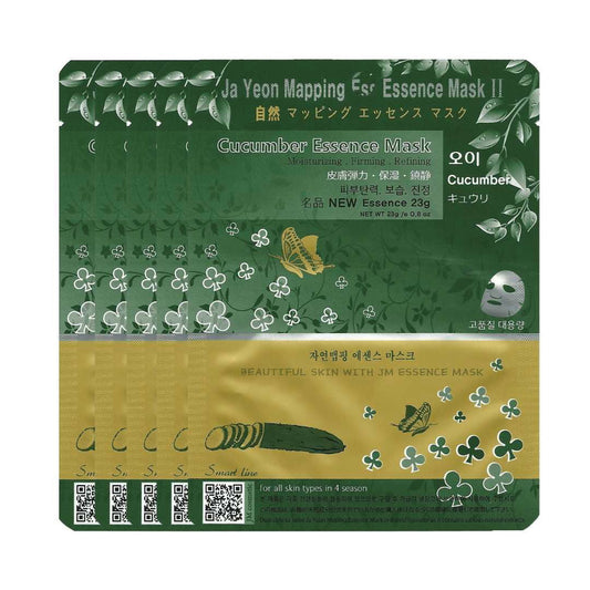 Ja Yeon Mapping Cucumber Restoring Mask (5 PCS) - Miessential