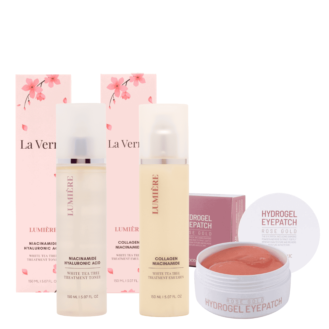La Verne Toner and Emulsion Set with Eye Patch - Miessential