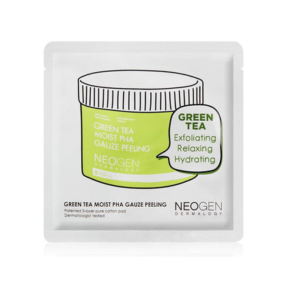 NEOGEN Green Tea Moist PHA Gauze Peeling Pad - Miessential
