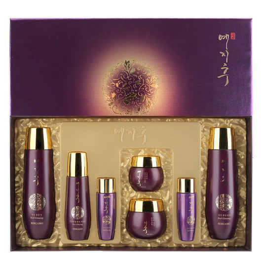 Yezihu Red Ginseng Skincare Set - Red - Miessential